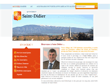 Tablet Screenshot of mairie-saint-didier.com